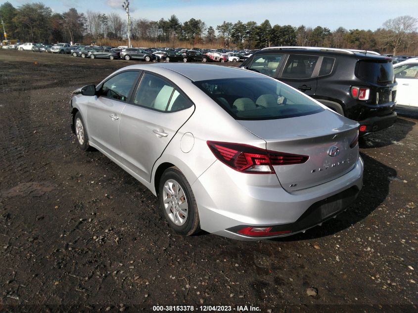 2019 HYUNDAI ELANTRA SE - KMHD74LF8KU842550