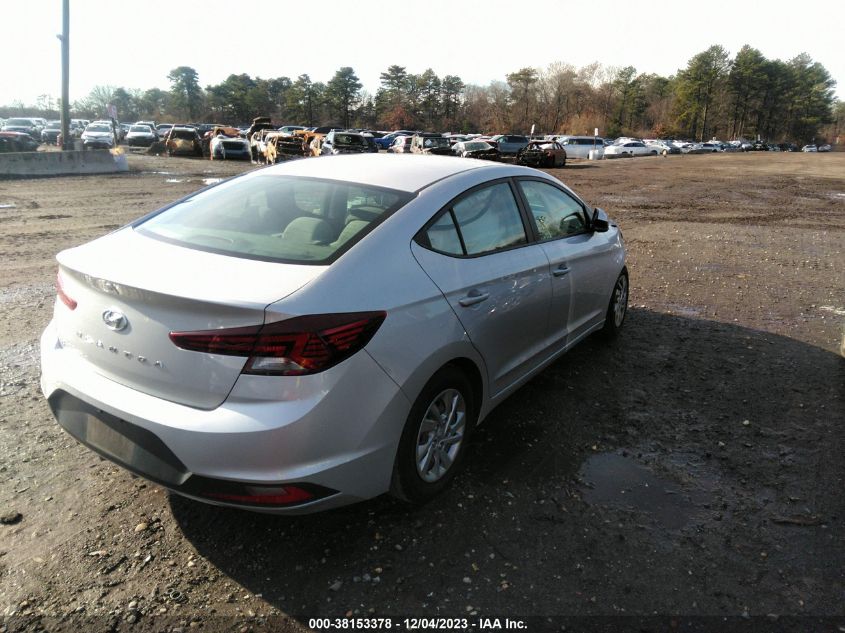 2019 HYUNDAI ELANTRA SE - KMHD74LF8KU842550