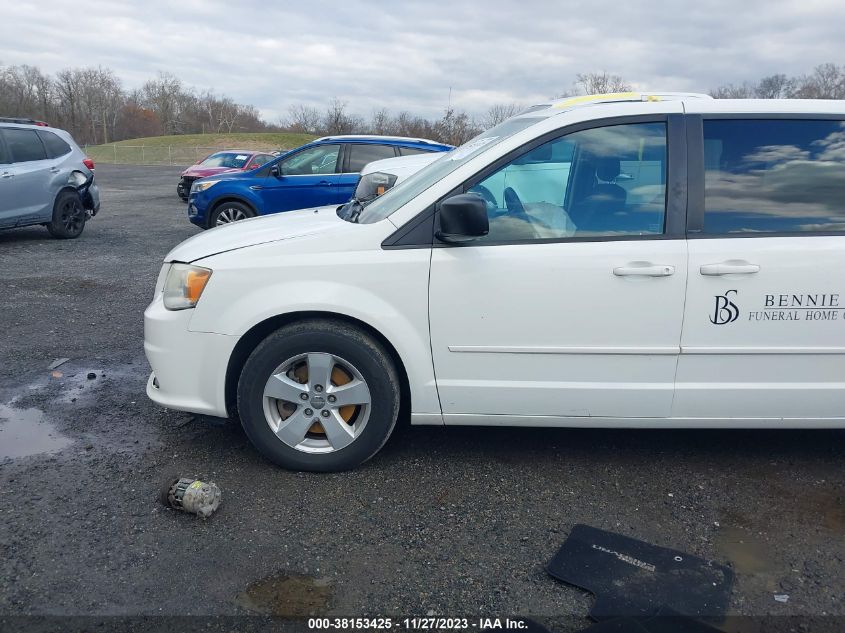 2013 DODGE GRAND CARAVAN SE - 2C4RDGBG6DR644337