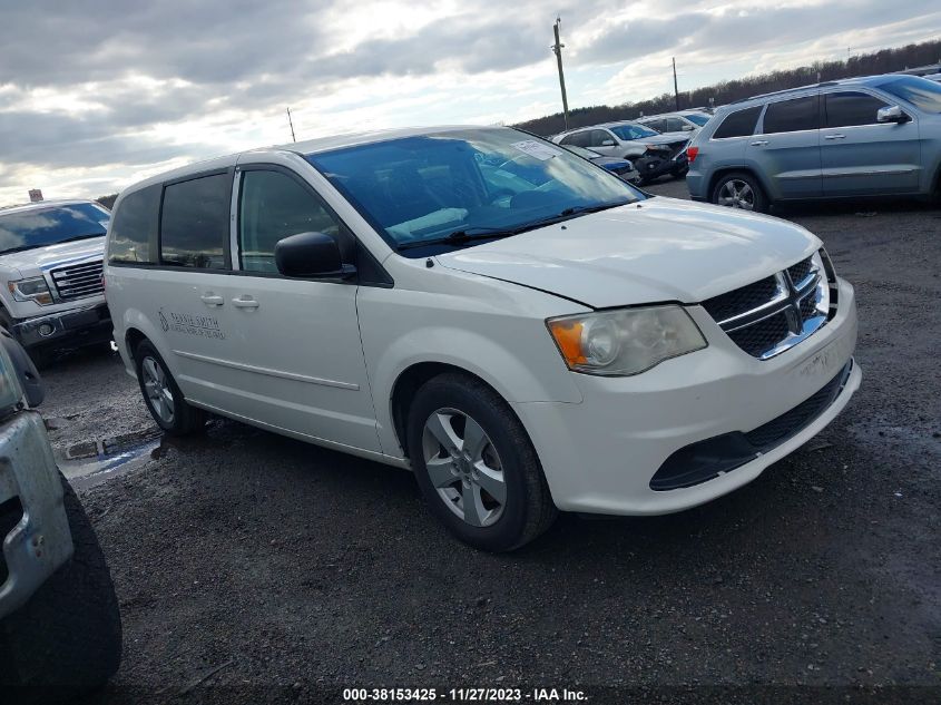 2013 DODGE GRAND CARAVAN SE - 2C4RDGBG6DR644337