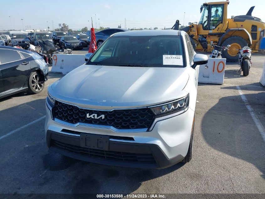 2022 KIA SORENTO LX - 5XYRG4LC3NG125348