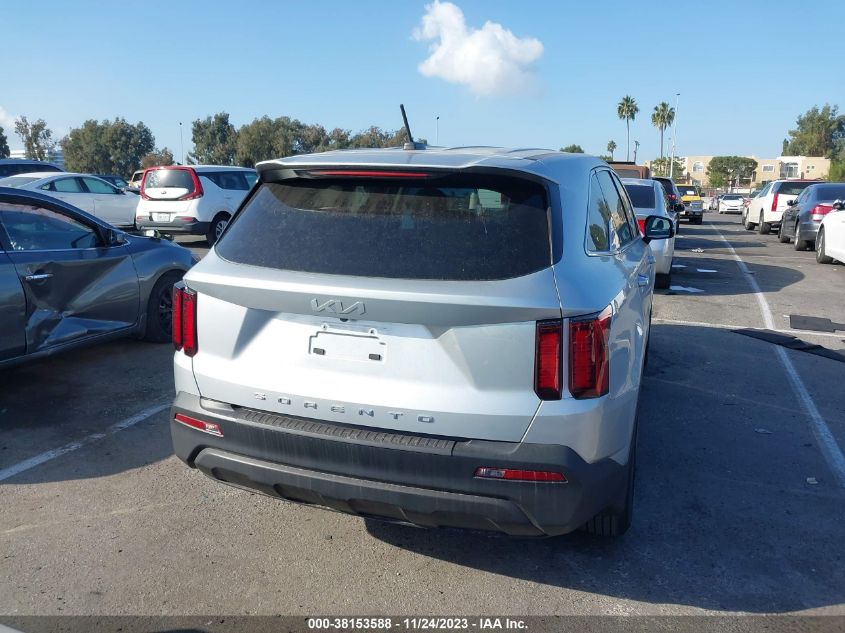 2022 KIA SORENTO LX - 5XYRG4LC3NG125348
