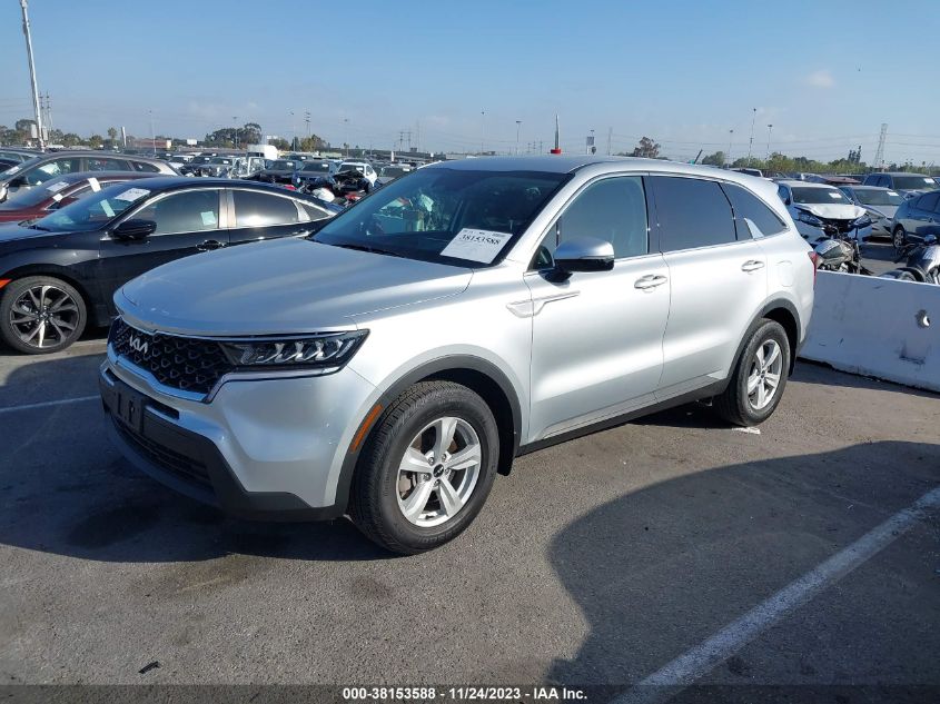 2022 KIA SORENTO LX - 5XYRG4LC3NG125348