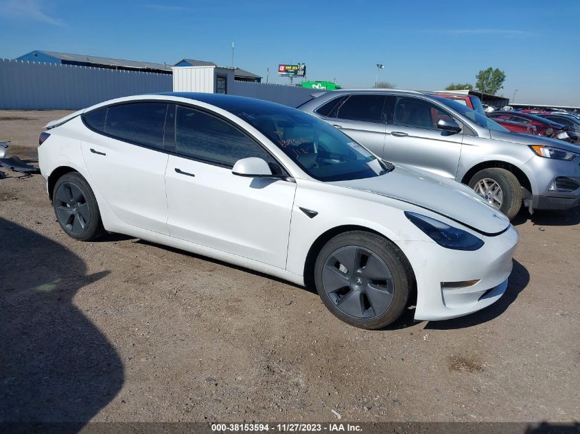 5YJ3E1EB5MF055694 TESLA MODEL 3 LONG RANGE DUAL MOTOR 2021