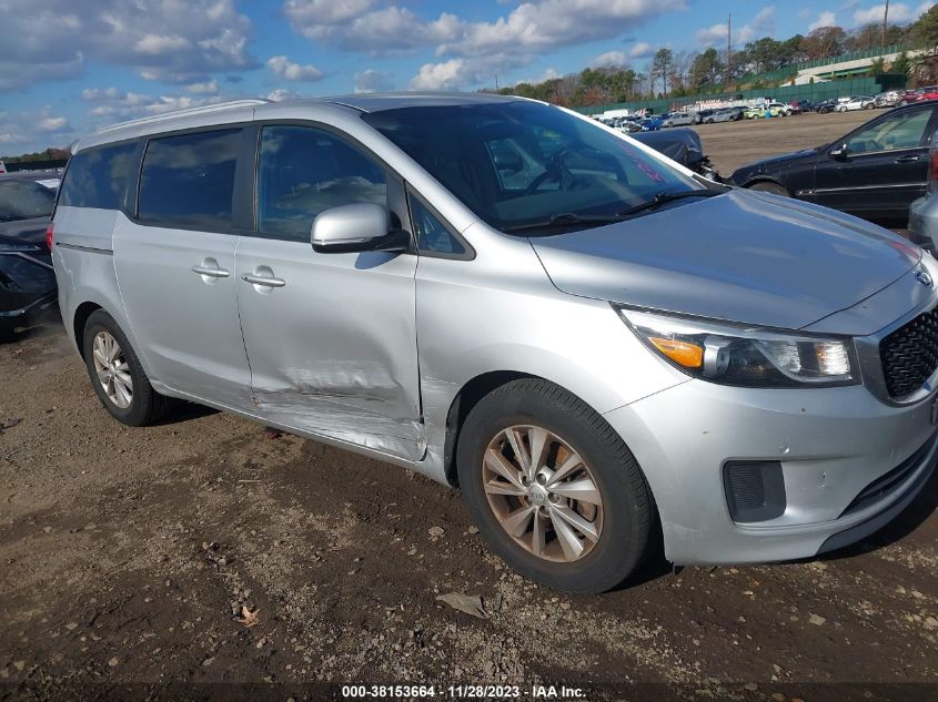 2017 KIA SEDONA LX - KNDMB5C19H6240802
