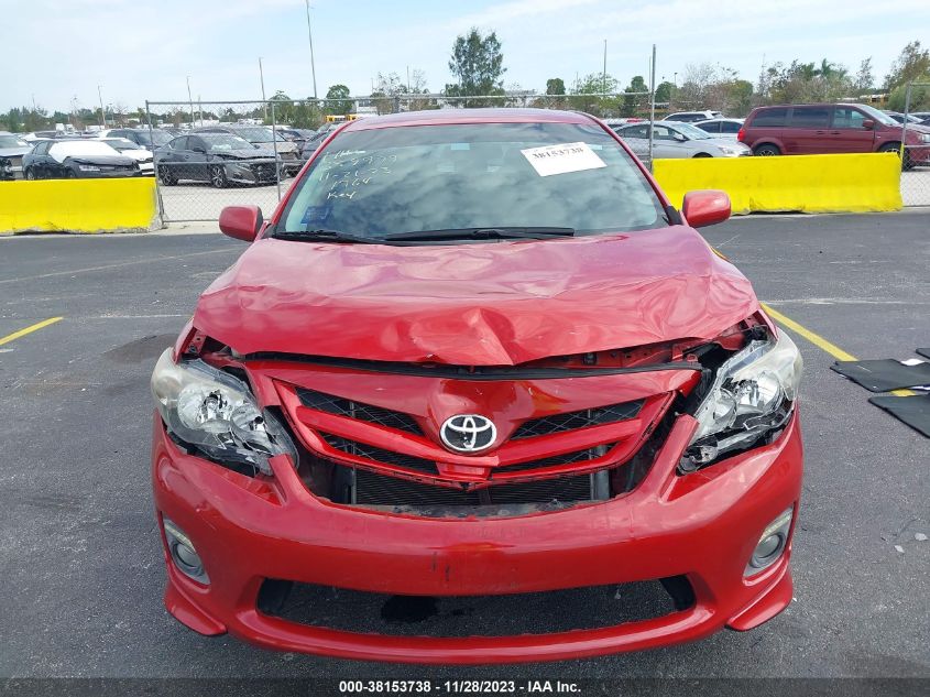 2013 TOYOTA COROLLA S - 2T1BU4EE4DC121764