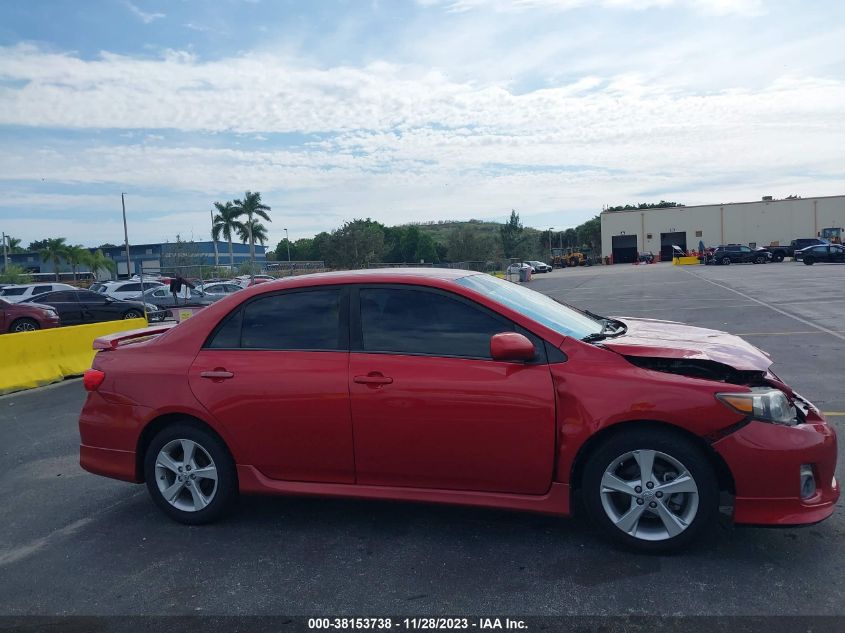 2013 TOYOTA COROLLA S - 2T1BU4EE4DC121764