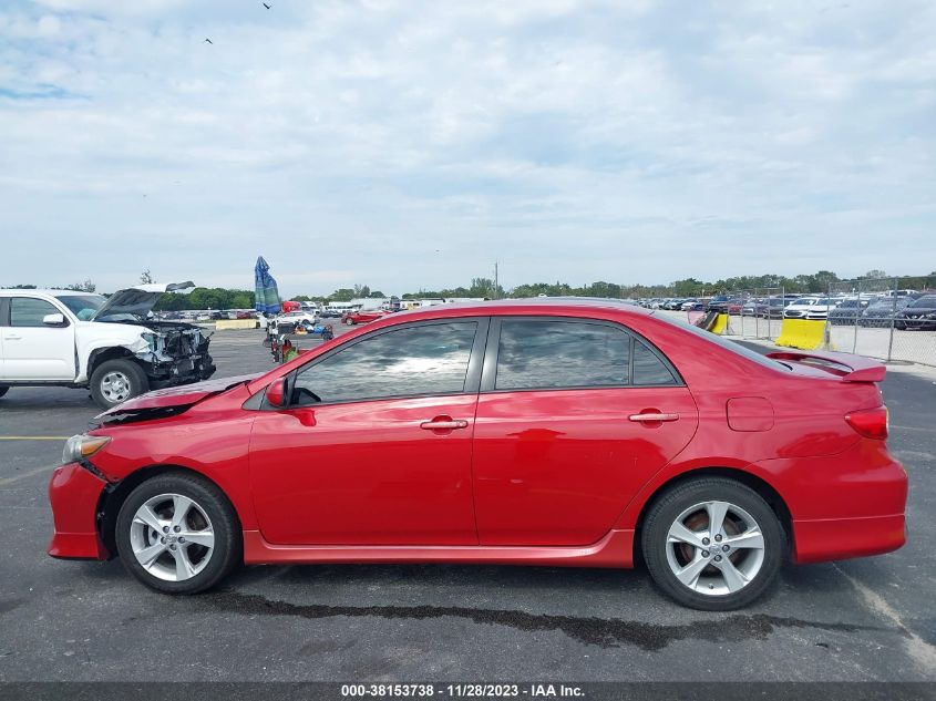 2013 TOYOTA COROLLA S - 2T1BU4EE4DC121764