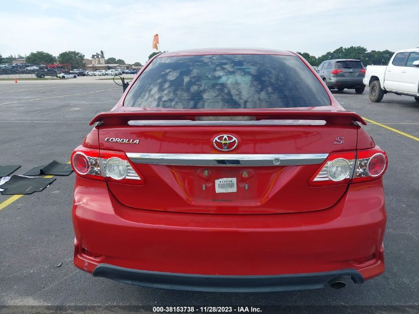 2013 TOYOTA COROLLA S - 2T1BU4EE4DC121764