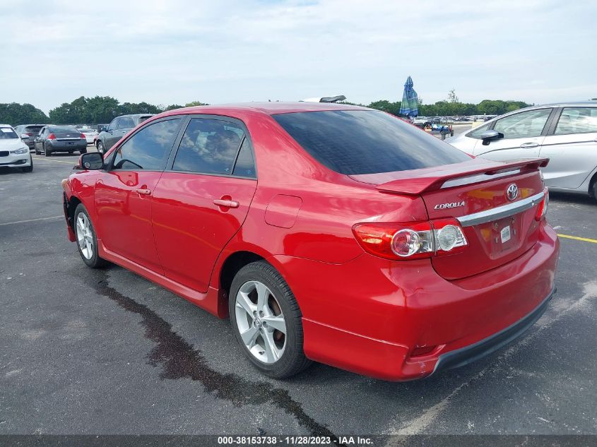 2013 TOYOTA COROLLA S - 2T1BU4EE4DC121764