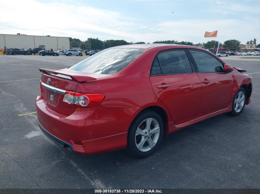 2013 TOYOTA COROLLA S - 2T1BU4EE4DC121764