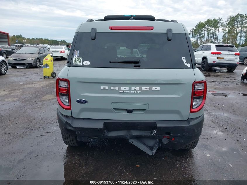 2022 FORD BRONCO SPORT BIG BEND - 3FMCR9B67NRE16008
