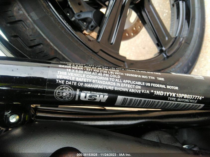 2023 HARLEY-DAVIDSON FXBBS - 1HD1YYK10PB037774