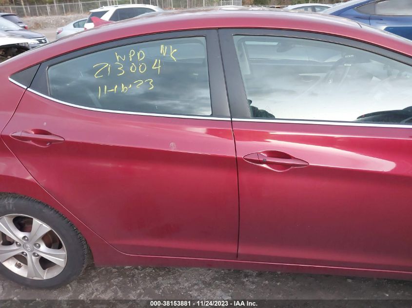 2016 HYUNDAI ELANTRA VALUE EDITION - 5NPDH4AE5GH667932