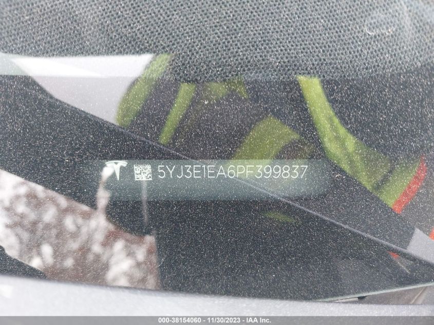 2023 TESLA MODEL 3 REAR-WHEEL DRIVE - 5YJ3E1EA6PF399837
