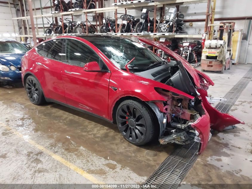 7SAYGDEF2NF382420 TESLA MODEL Y PERFORMANCE DUAL MOTOR 2022