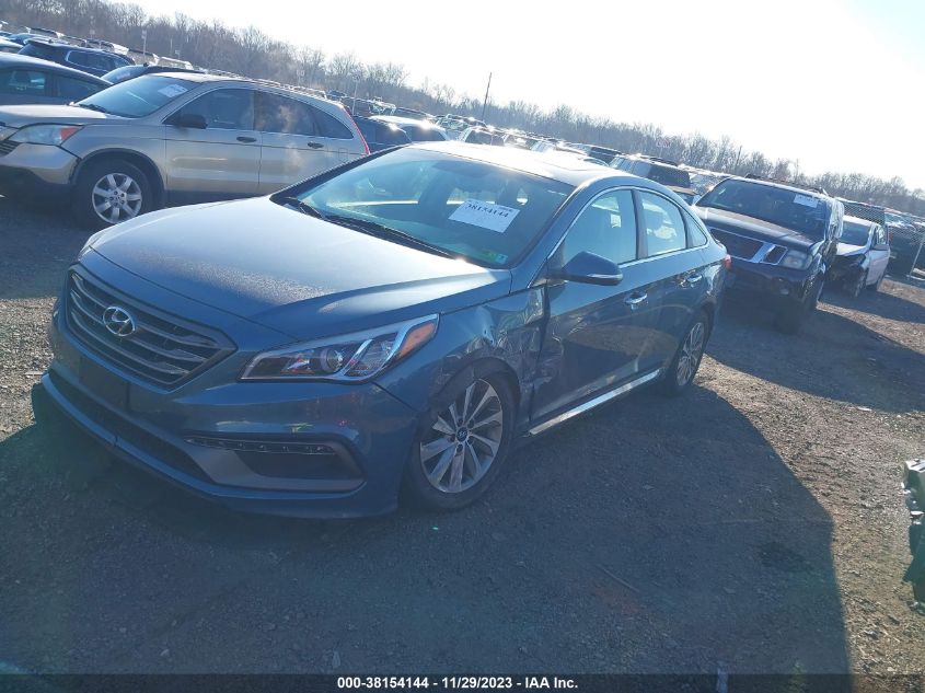 2016 HYUNDAI SONATA SPORT/LIMITED - 5NPE34AFXGH431739