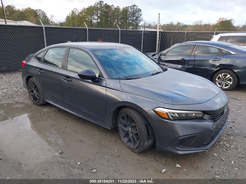 2022 HONDA CIVIC SPORT - 2HGFE2F52NH540156