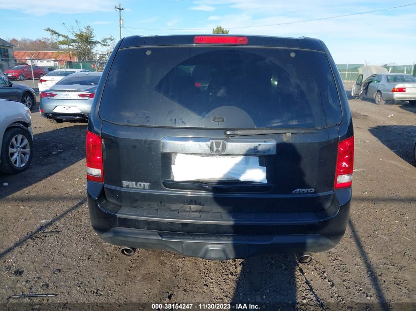 2013 HONDA PILOT EX-L - 5FNYF4H72DB061464