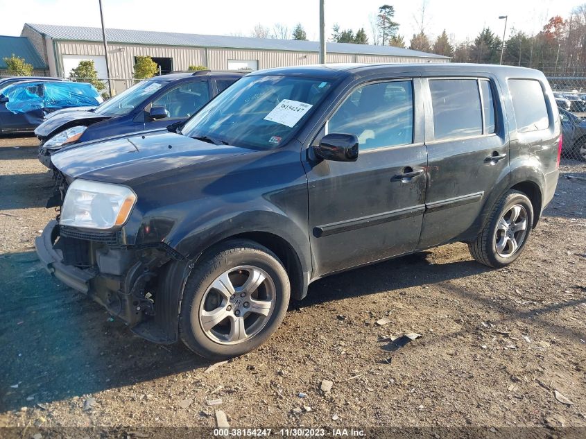 2013 HONDA PILOT EX-L - 5FNYF4H72DB061464