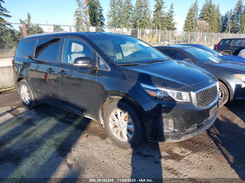 2016 KIA SEDONA LX - KNDMB5C1XG6203773