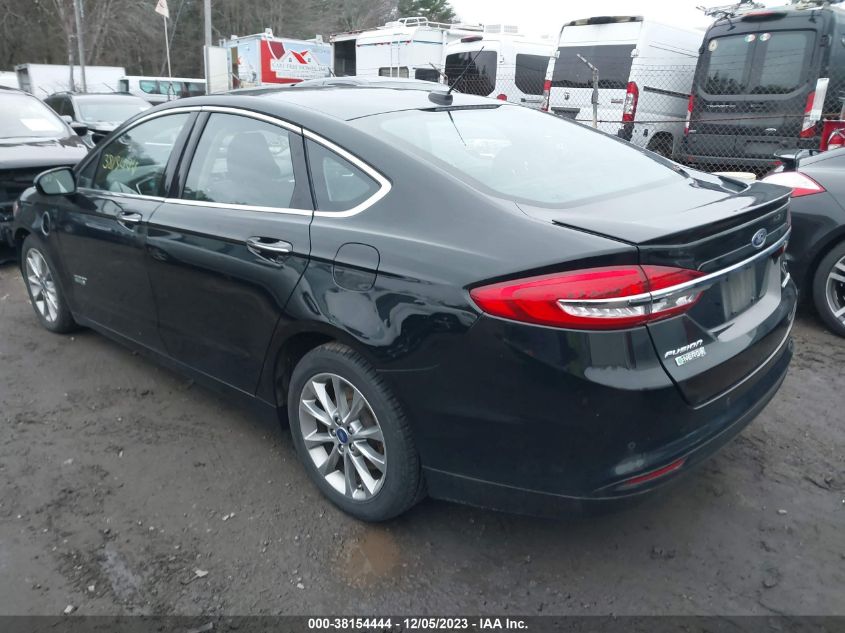 2017 FORD FUSION ENERGI TITANIUM - 3FA6P0SU5HR148636