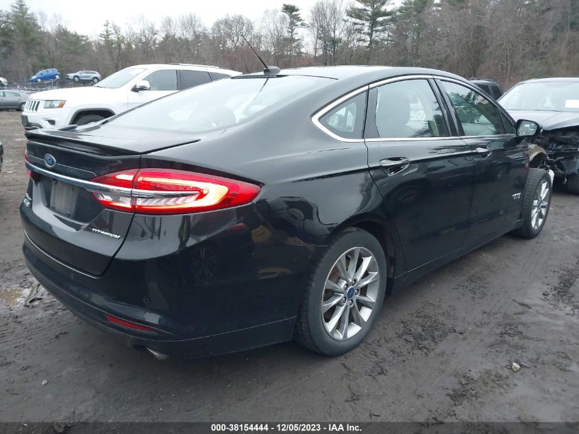 2017 FORD FUSION ENERGI TITANIUM - 3FA6P0SU5HR148636