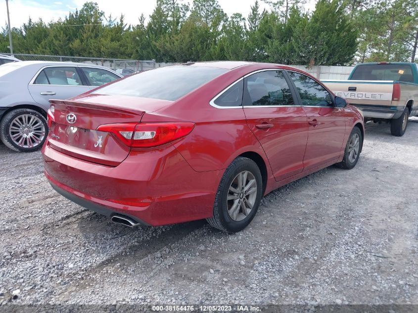 2015 HYUNDAI SONATA SE - 5NPE24AFXFH011254