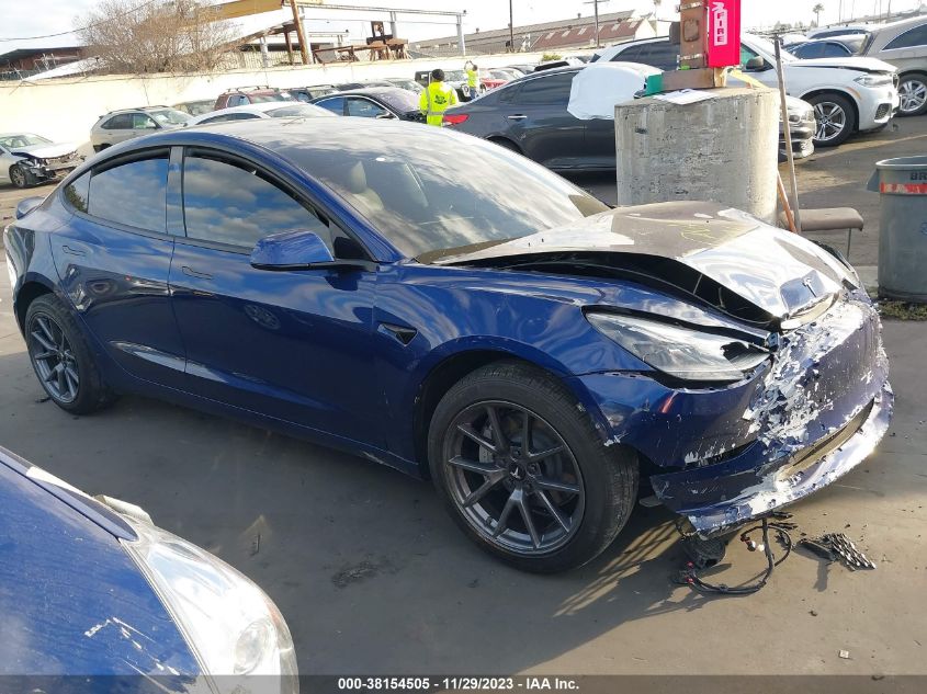 2021 TESLA MODEL 3 - 5YJ3E1EA3MF961396