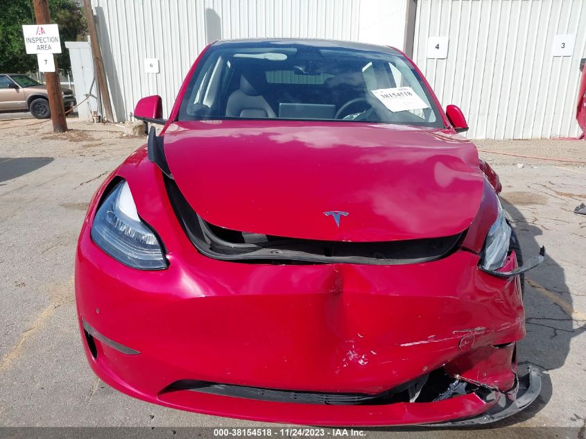 2022 TESLA MODEL Y - 7SAYGDEEXNF352329
