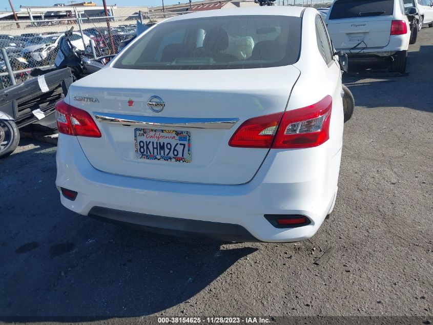 2019 NISSAN SENTRA S/SV/SR/SL - 3N1AB7APXKY274496