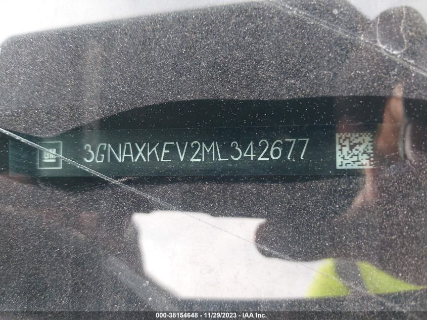 2021 CHEVROLET EQUINOX - 3GNAXKEV2M1342677