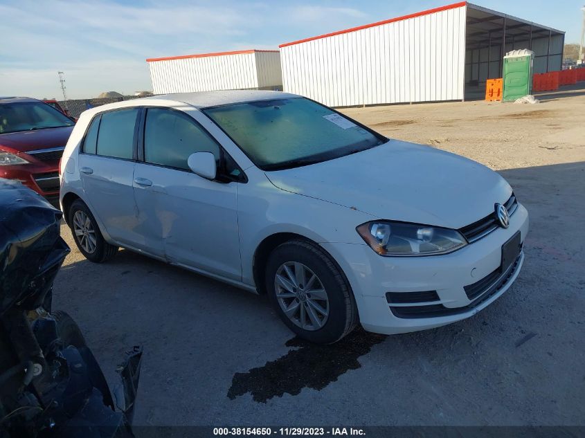 3VW217AU0HM045865 VOLKSWAGEN GOLF S/WOLFSBURG/SE/SEL 2017
