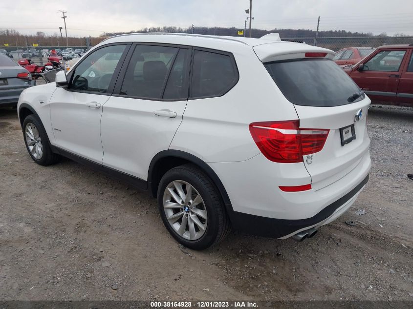 2016 BMW X3 XDRIVE28I - 5UXWX9C58G0D91377