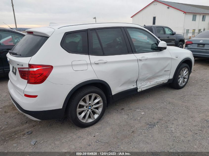 2016 BMW X3 XDRIVE28I - 5UXWX9C58G0D91377