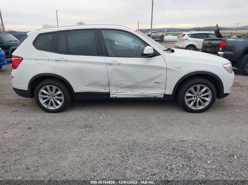 2016 BMW X3 XDRIVE28I - 5UXWX9C58G0D91377