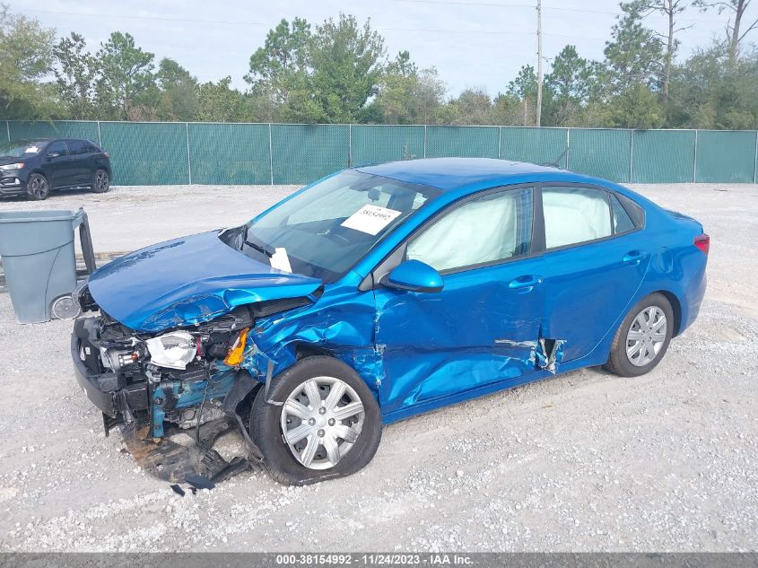 2022 KIA RIO LX/S - 3KPA24AD7NE455174