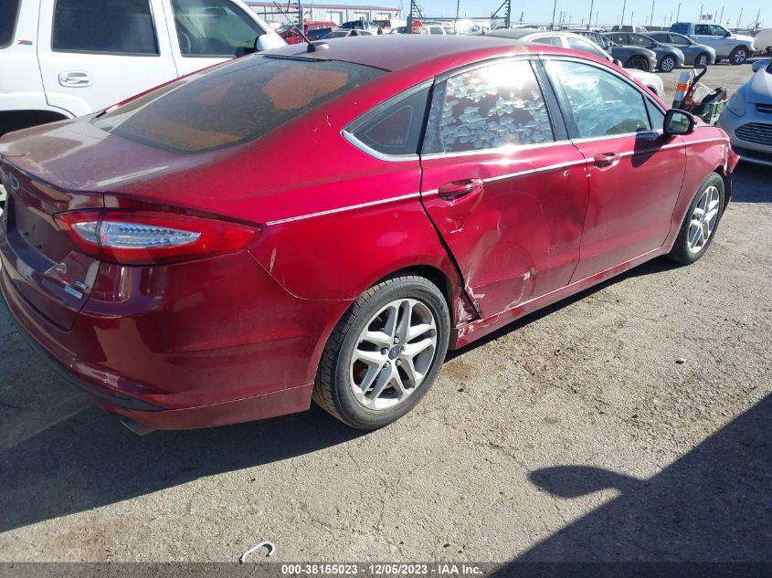 2014 FORD FUSION SE - 3FA6P0HD9ER201521