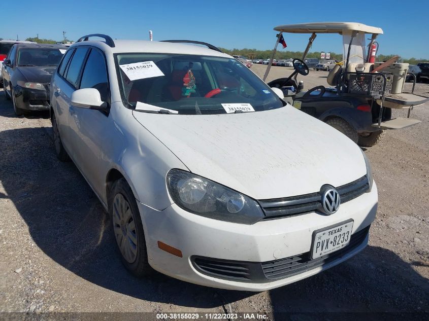 2013 VOLKSWAGEN JETTA SPORTWAGEN S - 3VWPP7AJ6DM647724