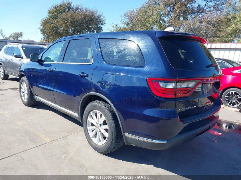 2015 DODGE DURANGO SXT - 1C4RDHAG7FC907325