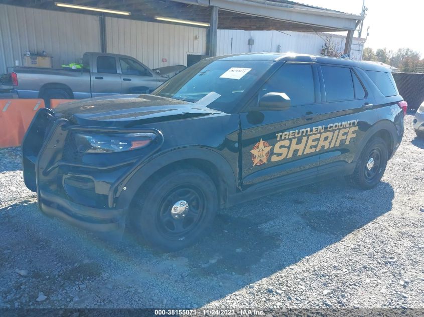 2022 FORD POLICE INTERCEPTOR UTILITY 1FM5K8AB3NGC19818