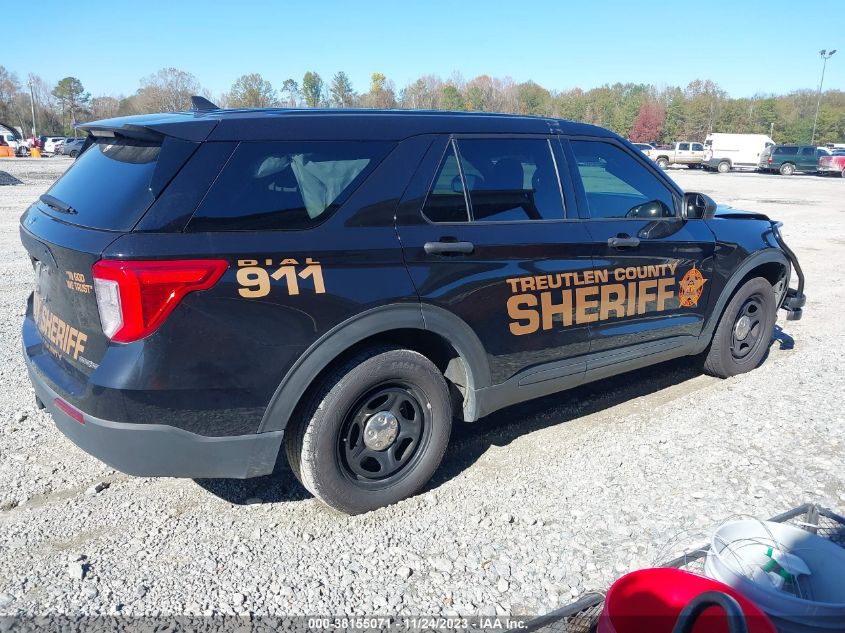 2022 FORD POLICE INTERCEPTOR UTILITY 1FM5K8AB3NGC19818