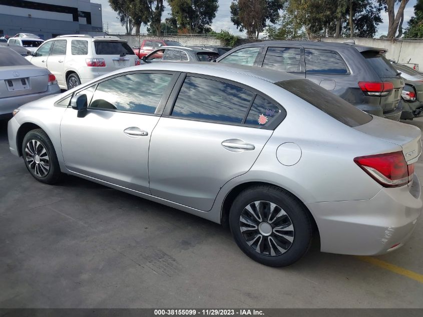 2015 HONDA CIVIC LX - 19XFB2F58FE266787