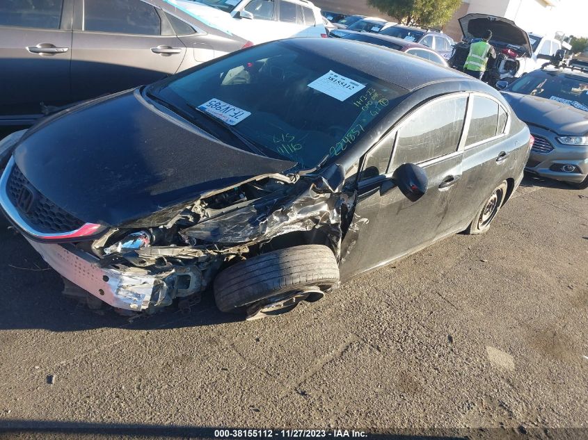2014 HONDA CIVIC LX - 19XFB2F54EE224857