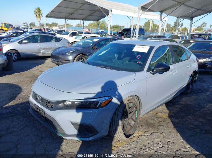 VIN 19XFL2H89NE001508 2022 HONDA CIVIC SPORT