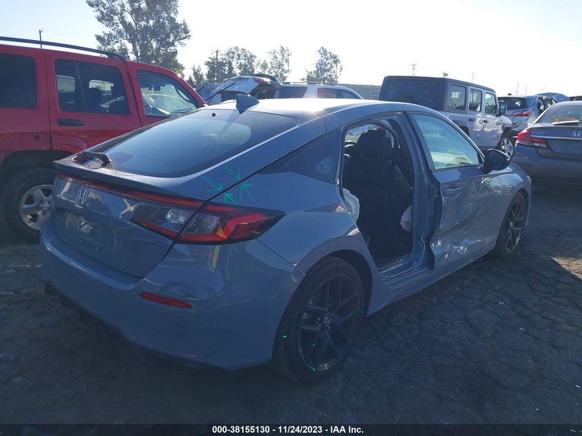 VIN 19XFL2H89NE001508 2022 HONDA CIVIC SPORT