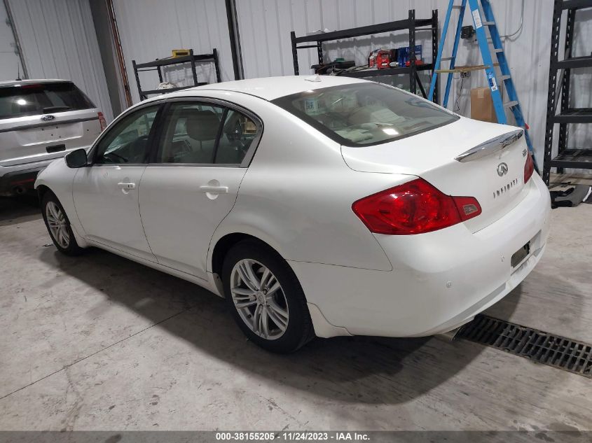 2013 INFINITI G37X - JN1CV6ARXDM764941