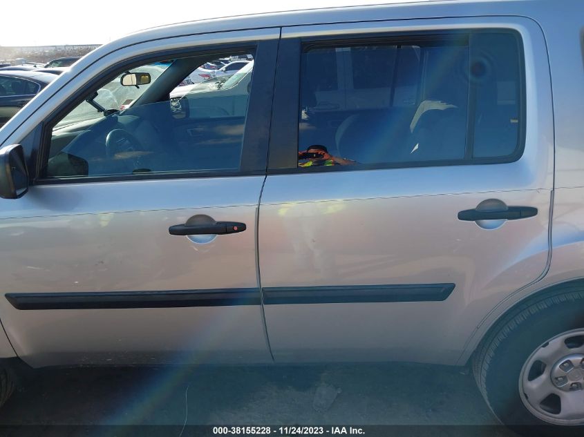 2015 HONDA PILOT LX - 5FNYF3H29FB010027