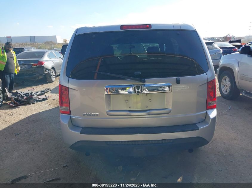 2015 HONDA PILOT LX - 5FNYF3H29FB010027