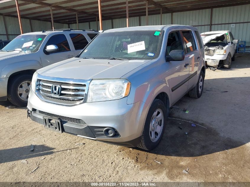 2015 HONDA PILOT LX - 5FNYF3H29FB010027